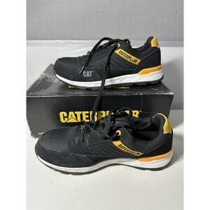 CAT Women's Venward Composite Toe Industrial Shoe Black/ Yellow Sz 9.5 Wide